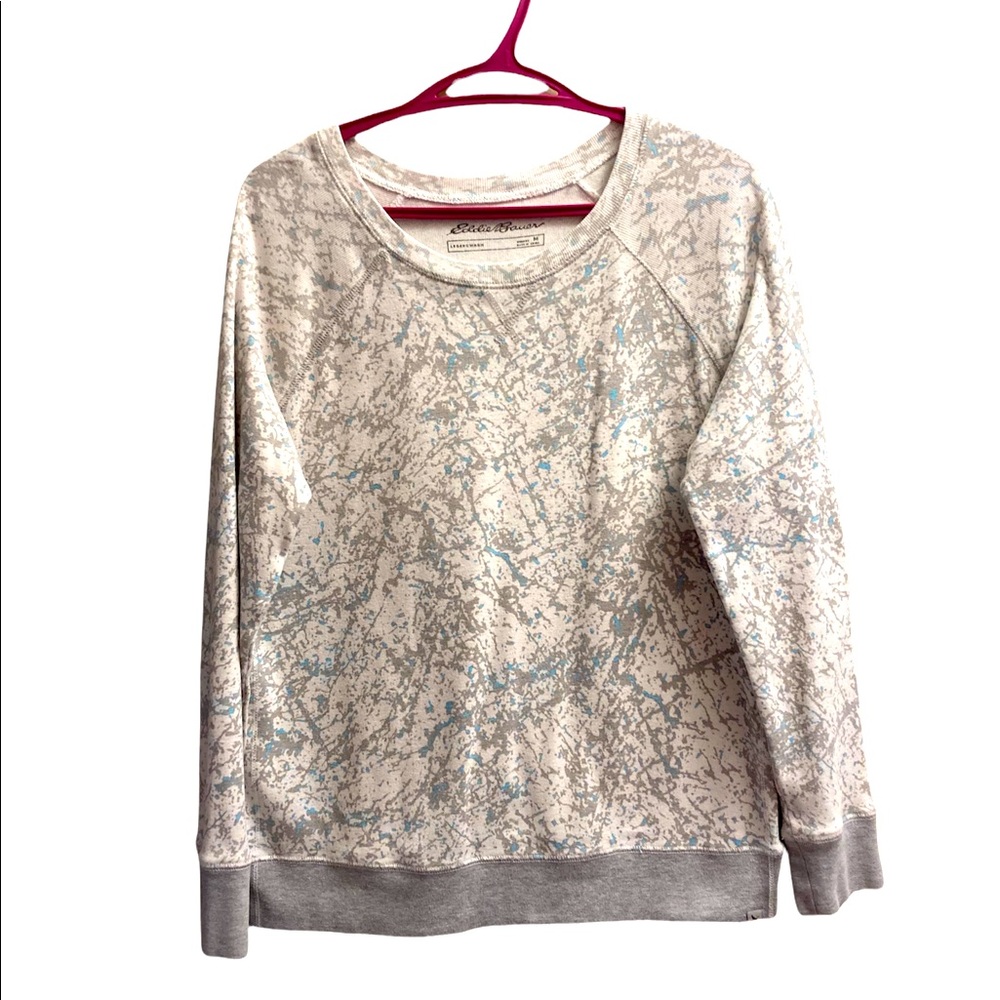 Eddie Bauer long sleeve scoop neck sweatshirt